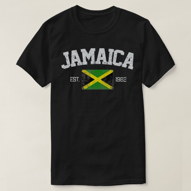 Camiseta Vintage Kingston Jamaica Est (Diseño del anverso)