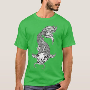 Camiseta Vintage Koi Fish