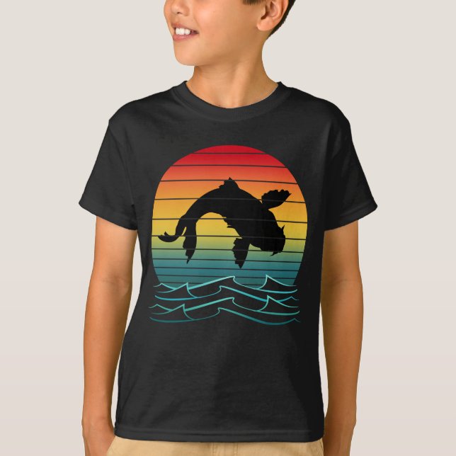 Camiseta Vintage Koi Fish Sunset Sceneration (Anverso)