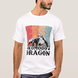 Camiseta Vintage Komodo Dragon Komodo Waran
