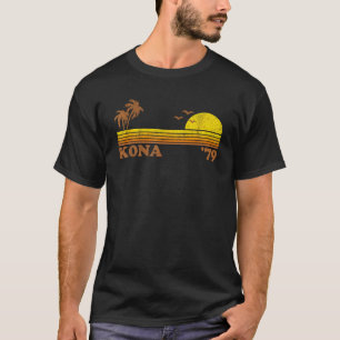 Camiseta Vintage Kona Hawaii Beach Retro Hawaii Surfing 7