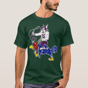 Camiseta Vintage KState Wildcat vs KU Jayhawk