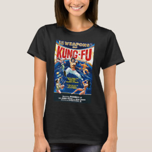 Camiseta Vintage Kungfu Karate Bjj Película de Artes Marcia