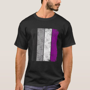 Camiseta Vintage La Bandera De La Comunidad Asexual Lgbt Pr