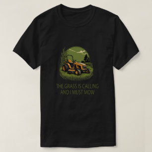 Camiseta Vintage la hierba llama y debo ser gracioso