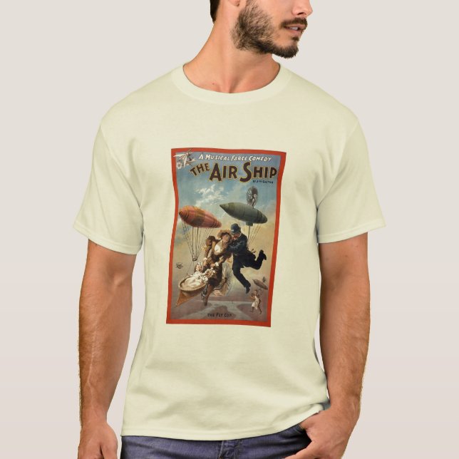 Camiseta Vintage - la nave del aire, (Anverso)