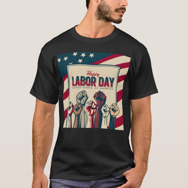 Camiseta Vintage Labor Day Celebration gift (Anverso)