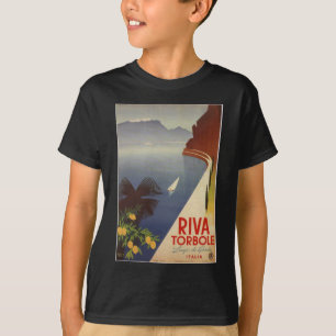 Camiseta Vintage Lake Garda Riva Torbole Italia Turismo