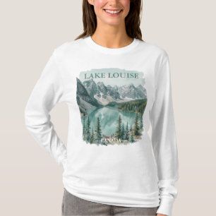 Camiseta Vintage Lake Louise Canada Travel Graphic