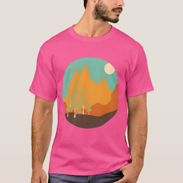 Camiseta vintage landscape gift (Anverso)
