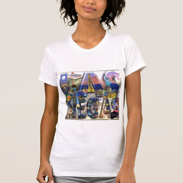 Camiseta Vintage Las Vegas Shirt Souvenir (Anverso)