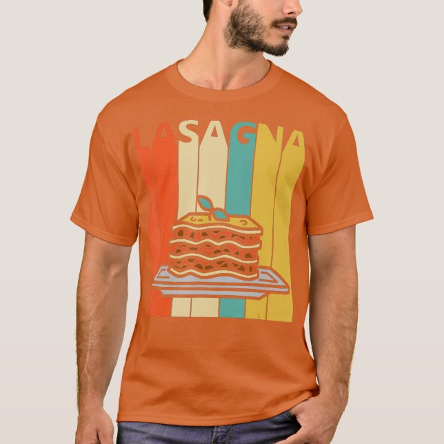 Camiseta Vintage Lasagna (Anverso)