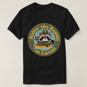 Camiseta Vintage Laval Quebec Whitewater Canoa