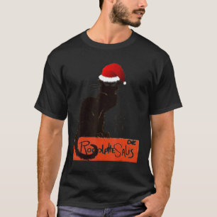 Camiseta Vintage Le Chat Noel Navidades de vacaciones con p