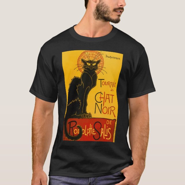 Camiseta Vintage Le Chat Noir (Anverso)