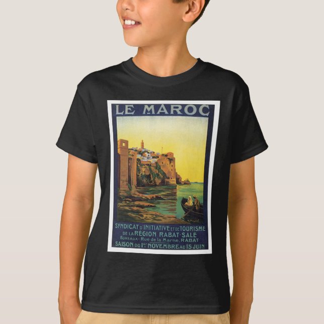 Camiseta Vintage Le Maroc Marruecos (Anverso)