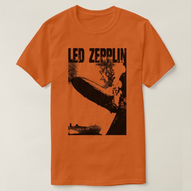 Camiseta Vintage Led Zepplin Niños Larga Manga TShirt (Diseño del anverso)