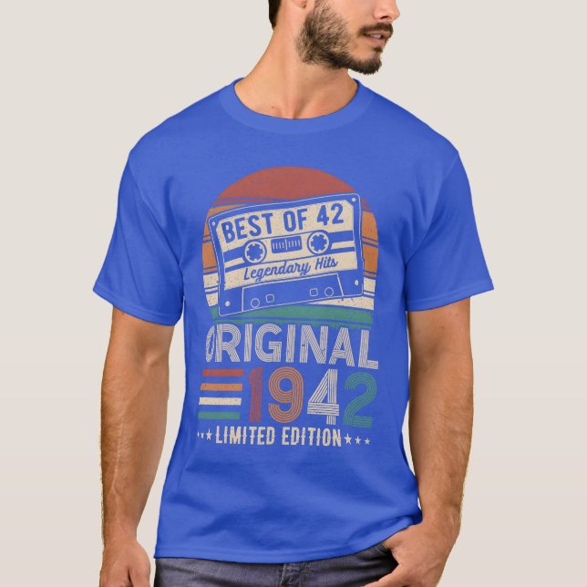 Camiseta Vintage Legend 1942 gift (Anverso)