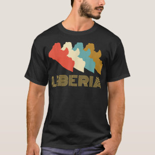 Camiseta Vintage Liberia, Amo el País Liberia Ma