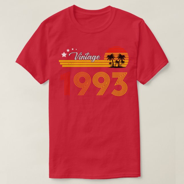 Camiseta Vintage Limited Edition 1993 Cumpleaños (Diseño del anverso)