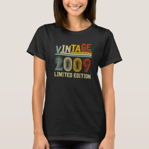 Camiseta Vintage Limited Edition 2009 Chicas de niños 13º n