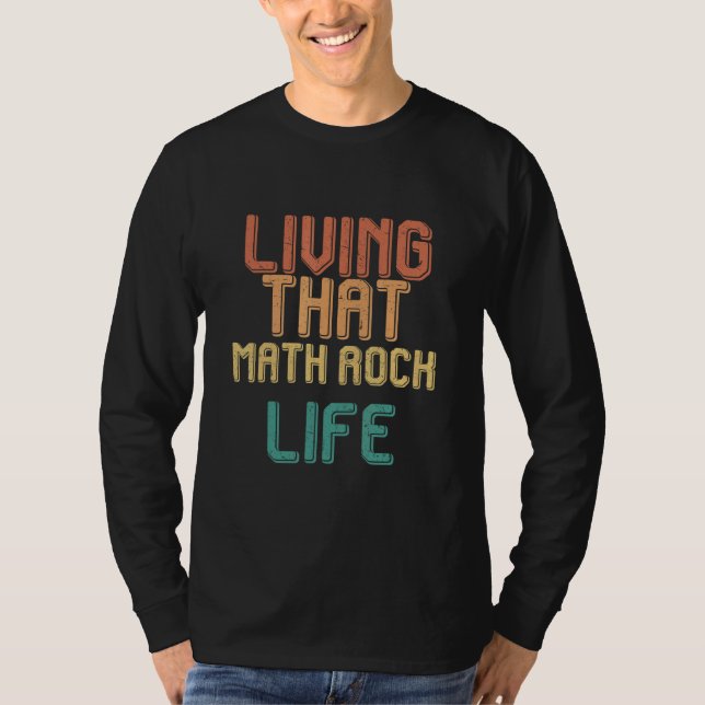 Camiseta Vintage living that MATH ROCK life (Anverso)