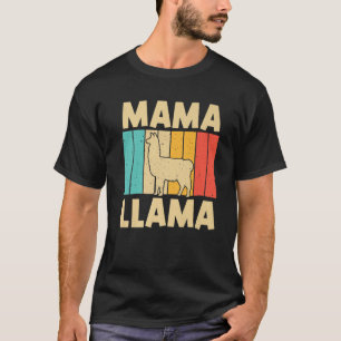 Camiseta Vintage Llama Design Mom Grandma Women Alpaca Anim