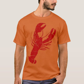Camiseta Vintage Lobster Print Lobster