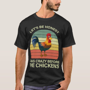 Camiseta Vintage Locos Chicken Lover Chicken Amantes F