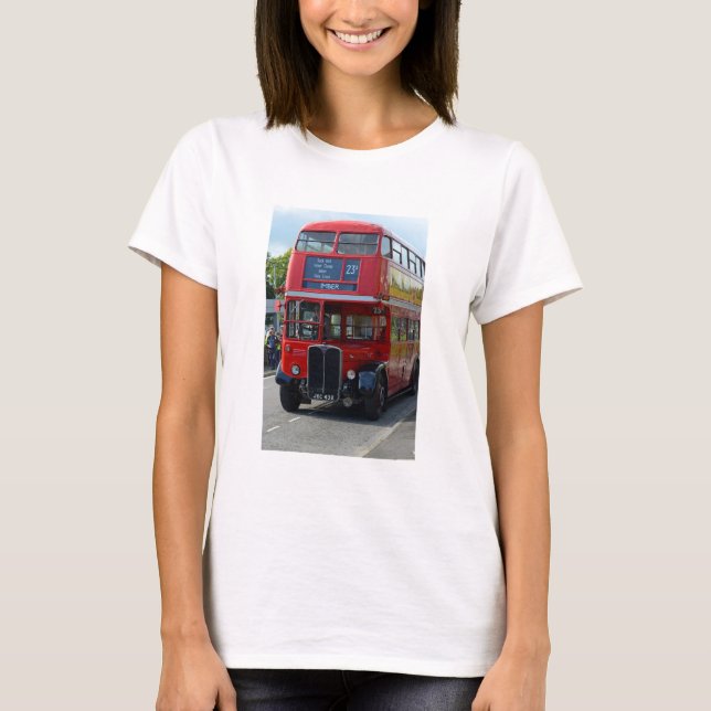 Camiseta Vintage London Bus (Anverso)
