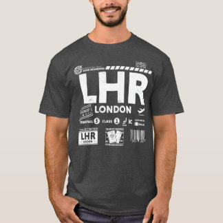 Camiseta Vintage London LHR Código del aeropuerto Día de Vi