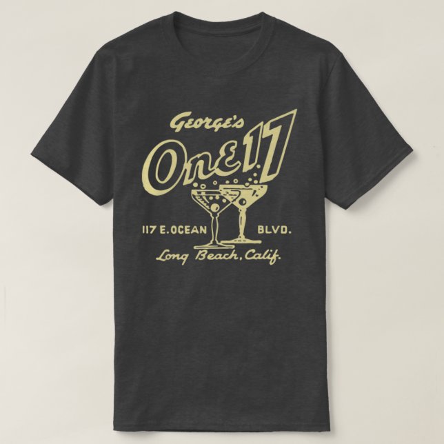 Camiseta Vintage Long Beach Bar (Diseño del anverso)
