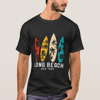 Camiseta Vintage Long Beach New York Beach Surf Surfing