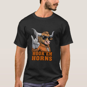 Camiseta Vintage Longhorn Hombres Mujeres Niños Niñas Espír
