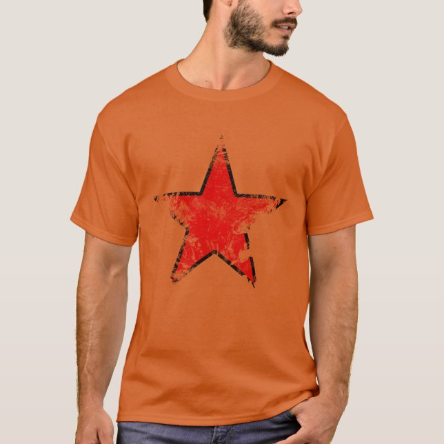 Camiseta Vintage Looking Red Star vintage (Anverso)