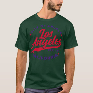 Camiseta Vintage Los Angeles City Angels California Red