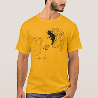 Camiseta Vintage Louis Wain del estribillo del gato que