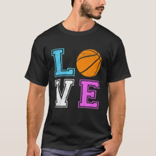 Camiseta Vintage Love Basketball Team