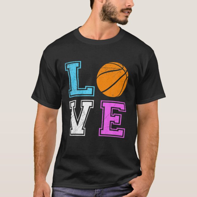 Camiseta Vintage Love Basketball Team (Anverso)
