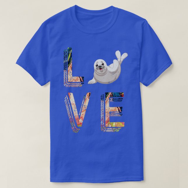 Camiseta Vintage Love Sea Lion (Diseño del anverso)
