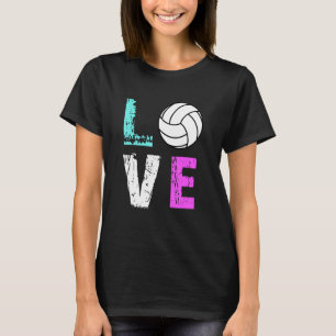 Camiseta Vintage Love Volleyball Sport