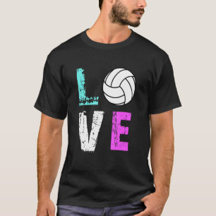 Camiseta Vintage Love Volleyball Sport