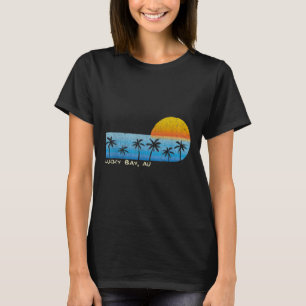 Camiseta Vintage Lucky Bay, Au Palm Trees & amp; Sunset Bea