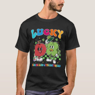 Camiseta Vintage Lucky Reading and Literacy Squad St Patric