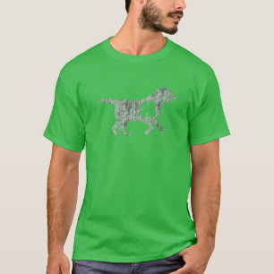 Camiseta Vintage Lucky Shamrock Funny Dog Irish Dog St Patr