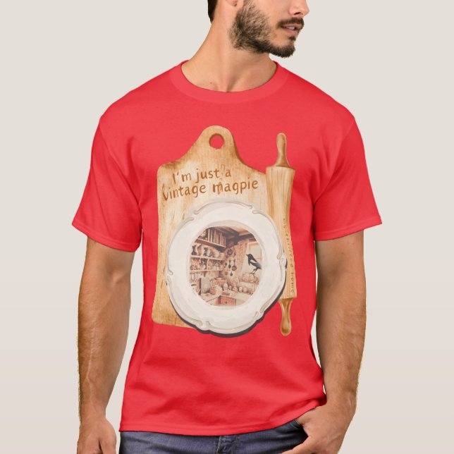 Camiseta VINTAGE MAGPIE funny (Anverso)