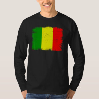 Camiseta Vintage Mali Flag Malian Independence Day