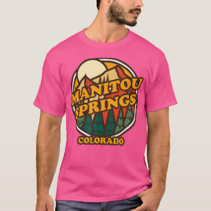 Camiseta Vintage Manitou Springs Colorado Mountain Senking
