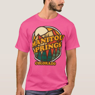 Camiseta Vintage Manitou Springs Colorado Mountain Senking