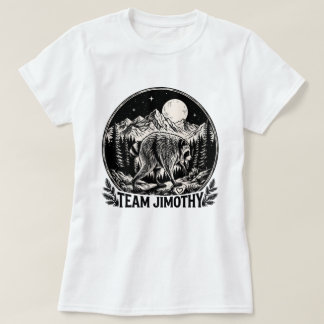 Camiseta Vintage Mapache Naturaleza Equipo Jimothy